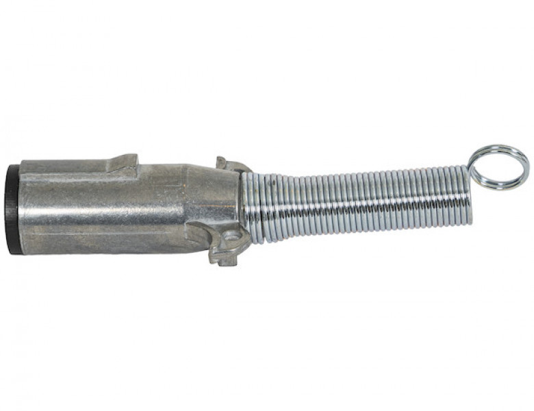 Image of 2-Way Die-Cast Zinc Trailer Connector -Trailer Side - Horizontal Pins with Spring from Buyers Products. Part number: TC2002