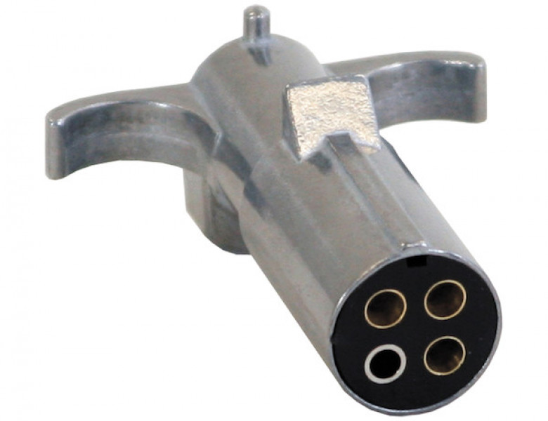 Image of 4-Way Die-Cast Metal Trailer Connector - Trailer Side from Buyers Products. Part number: TC2004