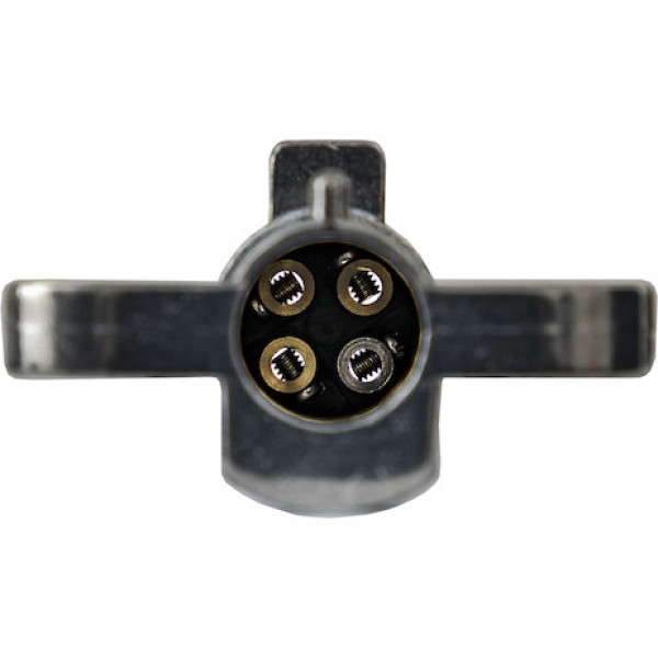 Image of 4-Way Die-Cast Metal Trailer Connector - Trailer Side from Buyers Products. Part number: TC2004