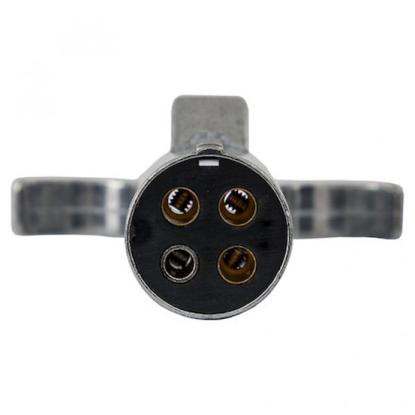 Image of 4-Way Die-Cast Metal Trailer Connector - Trailer Side from Buyers Products. Part number: TC2004