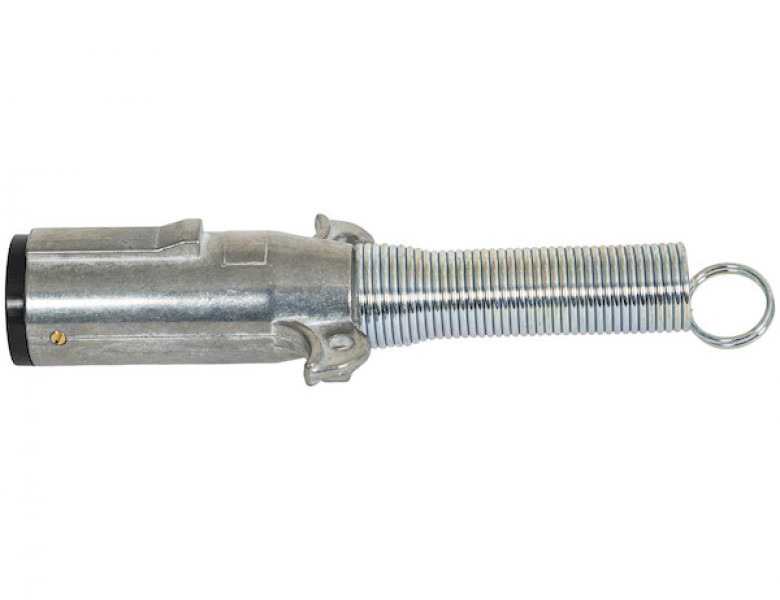 Image of 2-Way Die-Cast Zinc Trailer Connector -Trailer Side - Vertical Pins with Spring from Buyers Products. Part number: TC2012