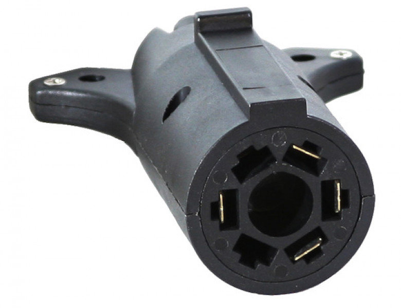 Image of 7-Way Flat to 4-Flat Plastic Trailer Connector Adapter from Buyers Products. Part number: TC2074P