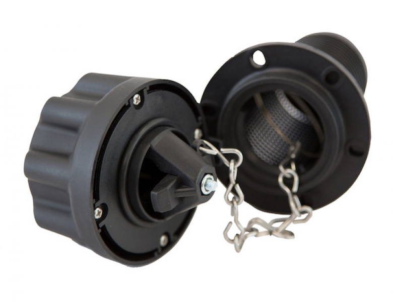 Image of Polymer Filler-Strainer Breather Cap Assembly from Buyers Products. Part number: TFAN3