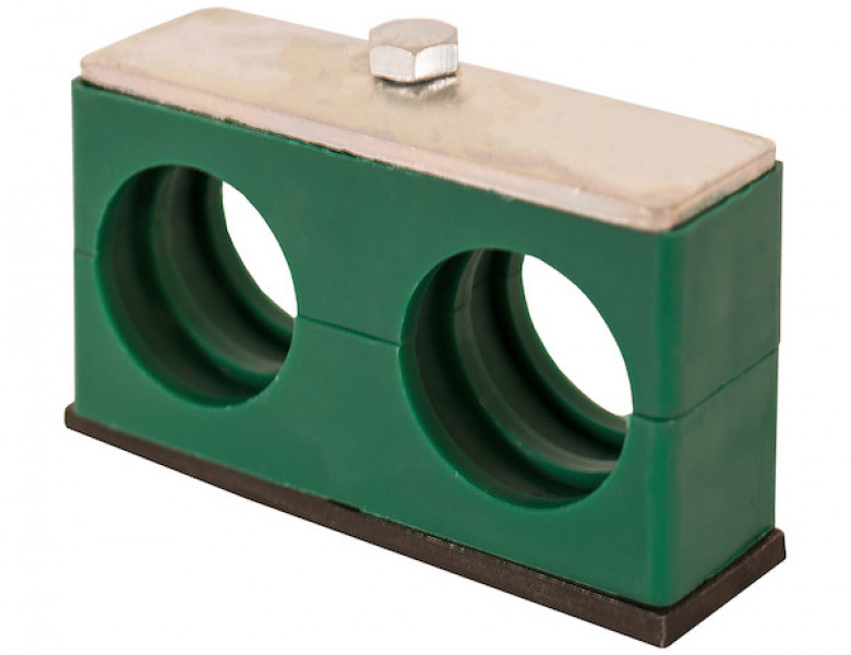 Image of Twin Series Clamp For Hose 1/4 Inch I.D. from Buyers Products. Part number: TSCH025