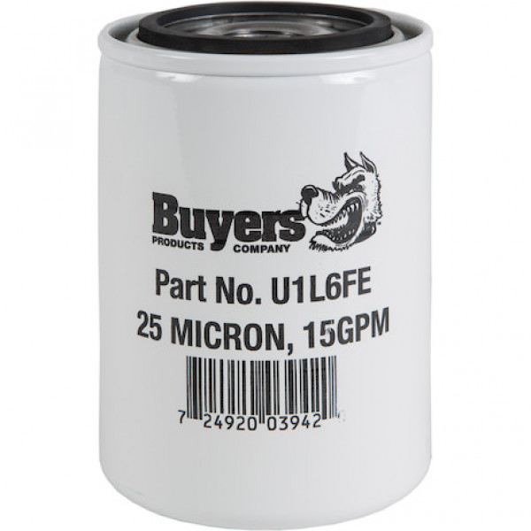 Image of Return Line Filter 25 Micron Replacement Element For HFA1/HFA6/HFA7-Series from Buyers Products. Part number: U1L6FE