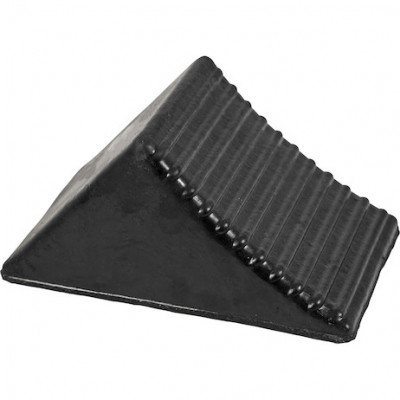 Image of Rubber Wheel Chock 5x6x5 Inch from Buyers Products. Part number: WC1467A