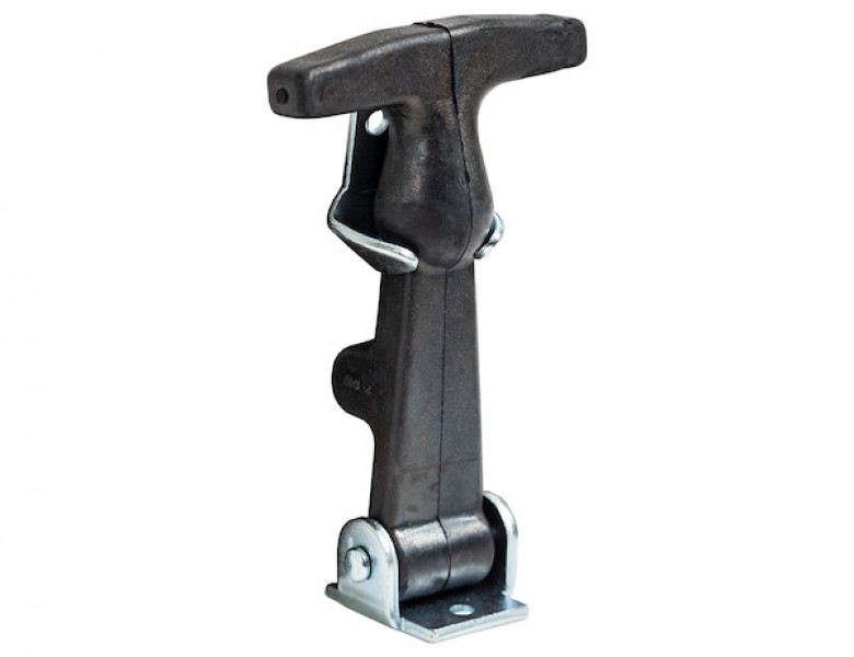 Image of 4 Inch Easy Grip Rubber Hood Catch With Bracket from Buyers Products. Part number: WJ195