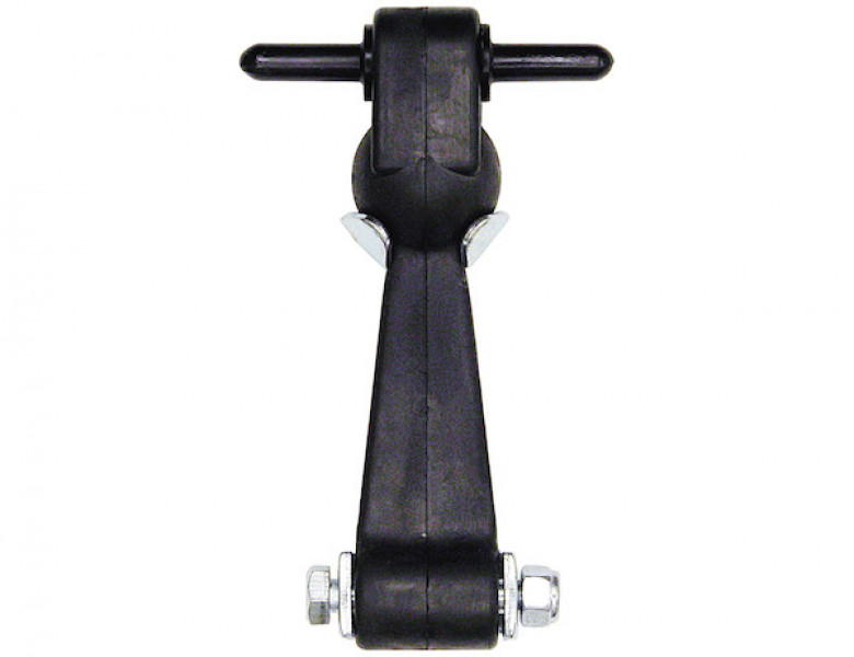 Image of 6 Inch Heavy-Duty Rubber Hood Catch - Includes Brackets and Pin-No Bumper from Buyers Products. Part number: WJ205