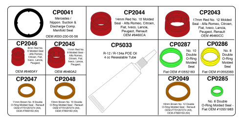 Image of A/C O-Ring Kit from Sunair. Part number: CP4044