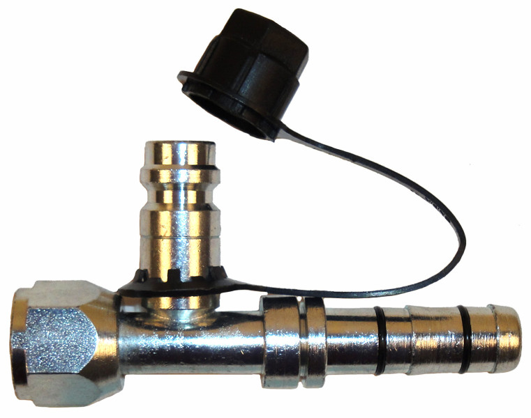 Image of A/C Refrigerant Hose Fitting from Sunair. Part number: FJ3053-0810S