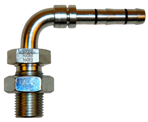 Image of A/C Refrigerant Hose Fitting from Sunair. Part number: FJ3514-0606S