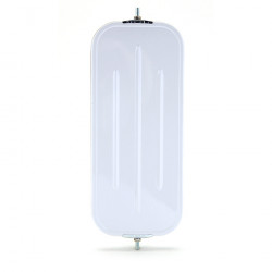 Image of OEM-Style Flat Ribbed-Back West Coast Mirror, White from Grote. Part number: 16091