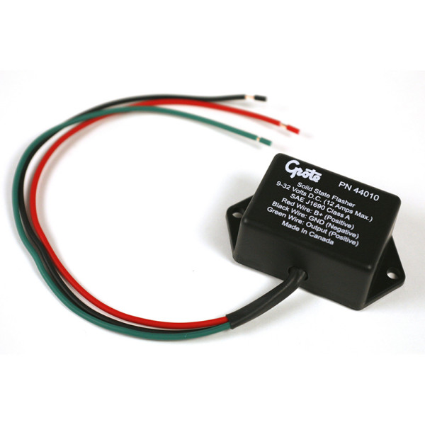 Image of Solid-State Electronic Flasher, 3-Wire from Grote. Part number: 44010