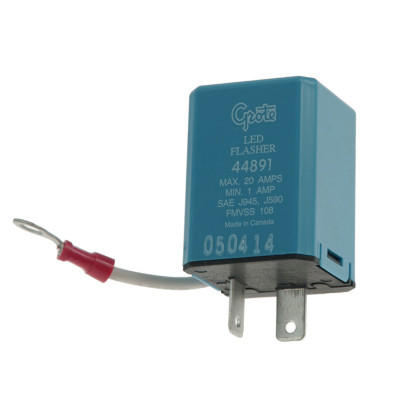 Image of FLASHER - FLASHER, SELF ADJUSTING LED,  2 TERMINAL from Grote. Part number: 44891