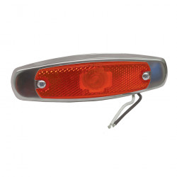 Image of Low-Profile Clearance Marker Lights, Built-in Reflector, w/ Bezel from Grote. Part number: 45662
