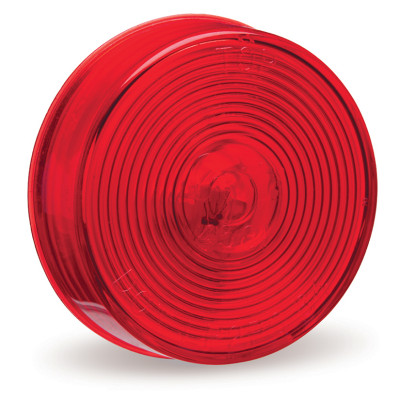 Image of CLR/MKR LAMP - CLR/MKR LMP,2.5"DIA,RED,SLD W/OPTIC LENS from Grote. Part number: 45812
