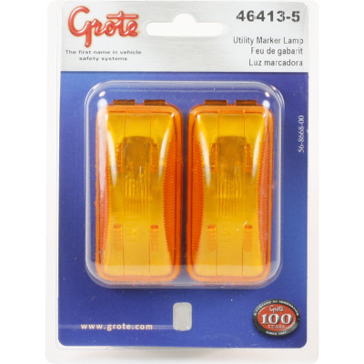Image of CLR/MKR LAMP - CLR/MKR LAMP,YEL,SLD SNGL BULB,RETAIL from Grote. Part number: 46413-5