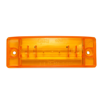 Image of CLR/MKR LAMP - CLR/MKR,YEL,SNOVALED TURTLEBACK II,PC from Grote. Part number: 47163