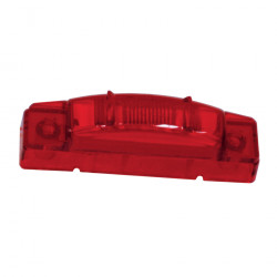 Image of CLR/MKR LMP,3"CTR,RED,SPRNVLED THINLINE from Grote. Part number: 47462