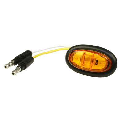Image of MicroNova(R) LED Clearance Marker Lights, Amber, with Grommet from Grote. Part number: 47973