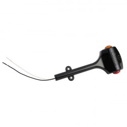 Image of CLR/MKR LAMP, LED, FENDER MOUNT, ROAD SIDE from Grote. Part number: 49010
