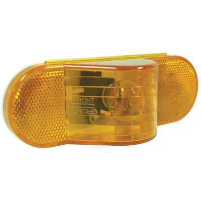 Image of Economy Oval Side Turn Marker Lights, Amber from Grote. Part number: 52193