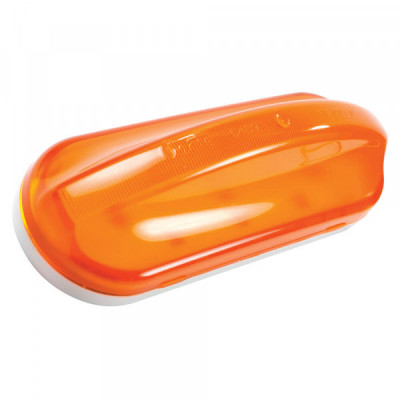 Image of RazorBackTM Mid-Position Flashing LED Marker Lights, Amber from Grote. Part number: 54593