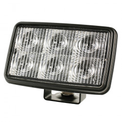 Image of CLEAR, WORK LAMP, LED, TRAPEZOID PATTERN from Grote. Part number: 63621
