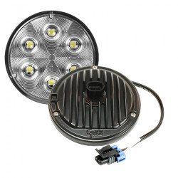 Image of Trilliant(R) 36 LED Work Lights, Hard Shell SuperSeal With Pigtail, 12V/24V from Grote. Part number: 63971