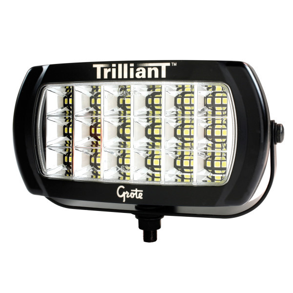 Image of Trilliant(R) LED Work Lights, w/ Reflector, Flood, Hardwired, 12-24V from Grote. Part number: 63E41