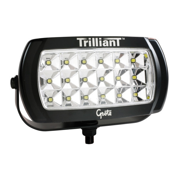 Image of Trilliant(R) LED Work Lights, w/ Reflector, Wide Flood, Hardwired, 12-24V from Grote. Part number: 63E51