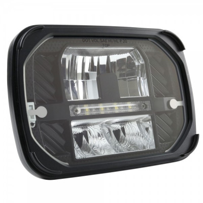 Image of LED Sealed Beam Headlights, 5x7 Heated LED Headlight from Grote. Part number: 64H81-5