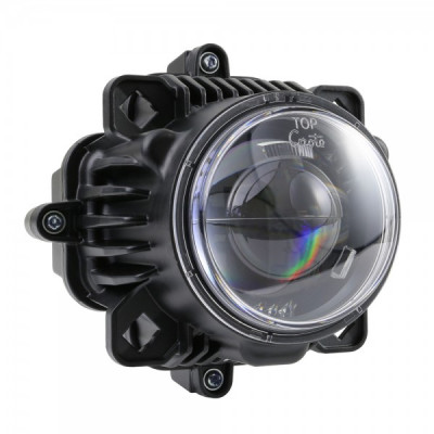 Image of 90mm LED Headlamps, 90mm Combination High Beam / Low Beam LED Headlamp - ECE Asymmetrical (LHD/RHT) from Grote. Part number: 64X01