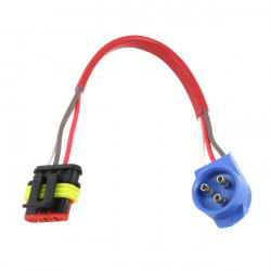 Image of PIGTAIL HARNESS, 10" HARD-SHELL CONNECTOR, BLUNT CUT from Grote. Part number: 66442