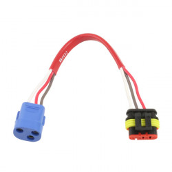 Image of PIGTAIL HARNESS, 10" HARD-SHELL CONNECTOR, BLUNT CUT from Grote. Part number: 66443