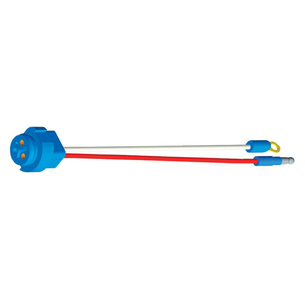 Image of Stop Tail Turn Two-Wire Plug-In Pigtails for Male Pin Lights, 10" Long from Grote. Part number: 66842