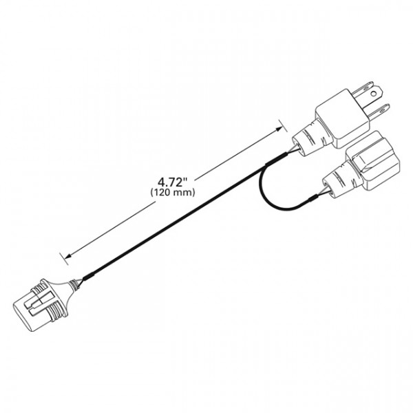 Image of H4 to 9005 Headlight Adapter from Grote. Part number: 68651