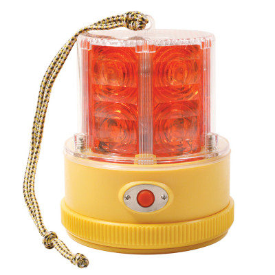 Image of 360deg Portable Battery Operated LED Warning Lights, Red from Grote. Part number: 77912