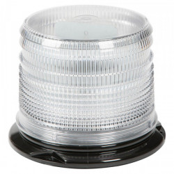 Image of EMERGENCY LIGHTING, AMBER/BLUE, LED BEACON S.A.E. CLASS I 12 TO 24 V LOW LENS from Grote. Part number: 78075