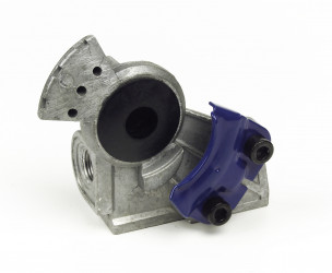 Image of 38 Degree Service Gladhand, Blue from Grote. Part number: 81-0001-38B