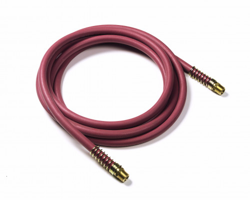 Image of 12', Red Rubber Air Hose from Grote. Part number: 81-0112-R