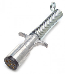 Image of Trailer Plug, 6 Pole, W/Guard, Die Cast from Grote. Part number: 82-1010