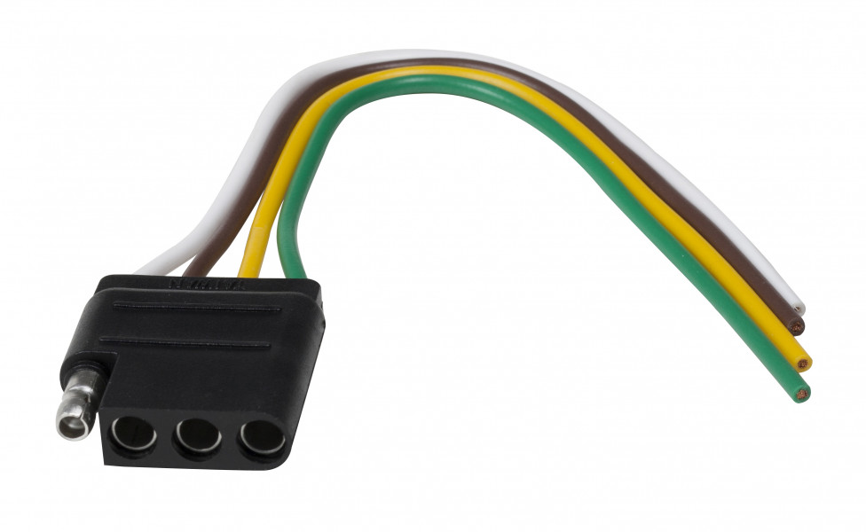 Image of Flat Connector, 4 Pole, Female, 16 Ga from Grote. Part number: 82-1031