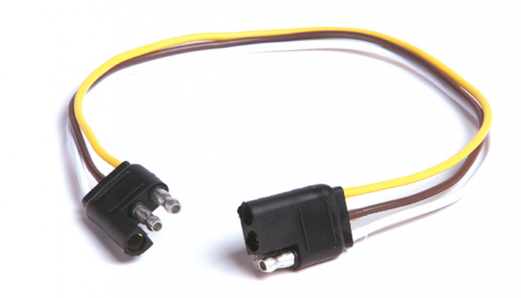 Image of Flat Connector, 3 Pole, 16 Ga from Grote. Part number: 82-1033