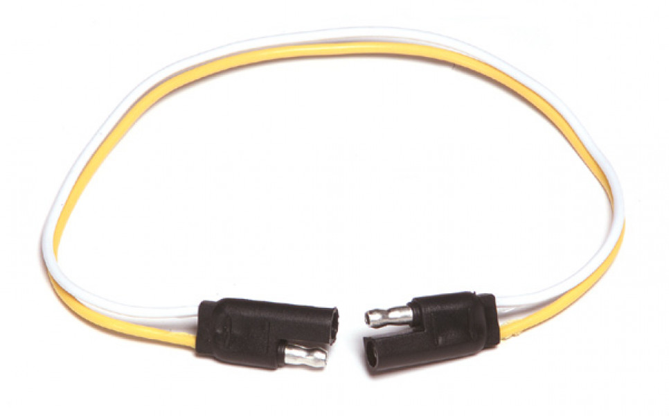 Image of Flat Connector, 2 Pole, 10 Ga from Grote. Part number: 82-1035