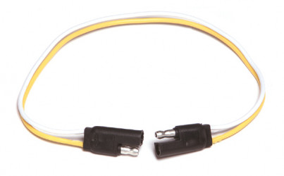 Image of Flat Connector, 2 Pole, 10 Ga from Grote. Part number: 82-1035