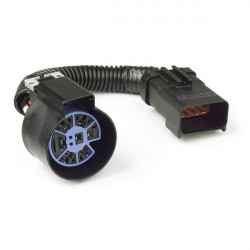 Image of Trailer Socket, Oem Rectangular To Round Adapter, Pk 1 from Grote. Part number: 82-1062