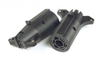 Image of Adapter 7 Way Rv To 4 Pole Flat from Grote. Part number: 82-2146
