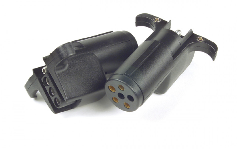Image of Adapter 6 Pole Round To 4 Pole Flat from Grote. Part number: 82-2147