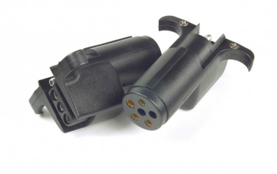 Image of Adapter 6 Pole Round To 4 Pole Flat from Grote. Part number: 82-2147